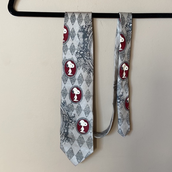 snoopy (peanuts) silk tie - Picture 9 of 9